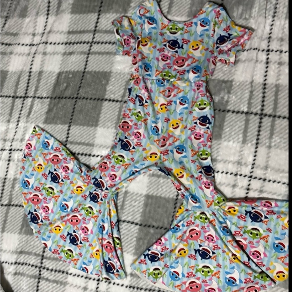 BabyShark Romper with bells